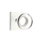 Emtek 5110-MDC-US26 Modern Disc Door Knob Passage Set With Square Rosette Polished Chrome