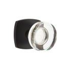 Emtek 5306-MDC-US10B Modern Disc Door Knob Dummy Set With Urban Modern Rosette Oil Rubbed Bronze