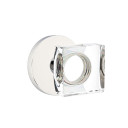 Emtek 5109-MSC-US26 Modern Square Door Knob Passage Set With Disk Rosette Polished Chrome