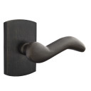 Emtek 7050-CD-MB Cody Sandcast Bronze Door Lever Dummy Set With #4 Rosette Medium Bronze