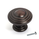 Dynasty Hardware K-80137-10B Newport Cabinet Knob, Oil Rubbed Bronze