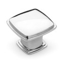 Dynasty Hardware K-81091-26 Cabinet Knob 1-1/4-Inch Square, Polished Chrome