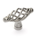 Dynasty Hardware K-81426-SN Birdcage Cabinet Knob, Satin Nickel