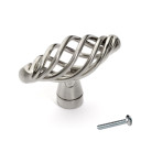 Dynasty Hardware K-81426-SN Birdcage Cabinet Knob, Satin Nickel