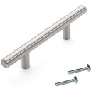 Dynasty Hardware P-1001-SN European Bar Style Cabinet Pull 5-3/4" Satin Nickel