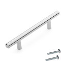 Dynasty Hardware P-1002-26 European 6-3/4" Bar Style Cabinet Pulls Polished Chrome
