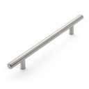 Dynasty Hardware P-1004-SN European 8-3/4" Bar Cabinet Pull Satin Nickel