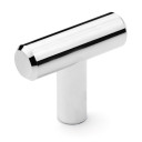 Dynasty Hardware P-1006-26 European Style T Cabinet Knob, Polished Chrome