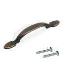 Dynasty Hardware P-6184-12P Classic Cabinet Hardware Pull, Aged Oil Rubbed Bronze