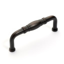 Dynasty Hardware P-80290-10B Barrel Cabinet Hardware Pull, Oil Rubbed Bronze