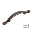 Dynasty Hardware P-80602-12P Arched Cabinet Hardware Pull, Aged Oil Rubbed Bronze
