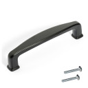 Dynasty Hardware P-81092-FB Cabinet Hardware 3-3/4-Inch CTC Pull Flat Black