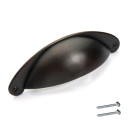 Dynasty Hardware P-8233-10B Shaker Style Cabinet Hardware Pull, Oil Rubbed Bronze