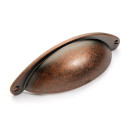 Dynasty Hardware P-8233-AC Shaker Style Cabinet Hardware Pull, Antique Copper