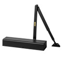 Dynasty Hardware DYN-8500-BLK Surface Mount Door Closer, Size 1-6, ADA Compliant, Black