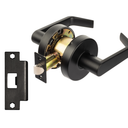 Dynasty Hardware AUG-30-US19 Grade 2 Commercial Duty Passage Lever, ADA, Flat Black Finish
