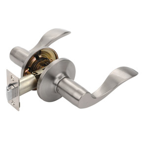 Dynasty Hardware HER-82-US15 Heritage Lever Passage Set, Satin Nickel