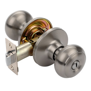 Dynasty Hardware SIE-30-US15 Sierra Door Knob, Privacy Set, Satin Nickel