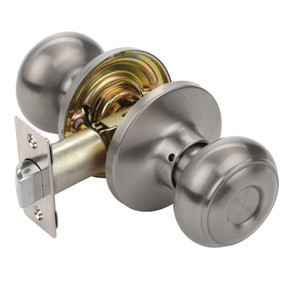 Dynasty Hardware SIE-82-US15 Sierra Door Knob, Passage Set, Satin Nickel