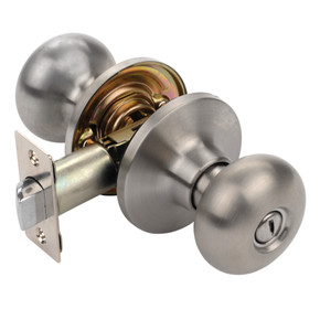 Dynasty Hardware TAH-30-US15 Tahoe Door Knob, Privacy Set, Satin Nickel