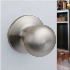 Dynasty Hardware TAH-82-US15 Tahoe Door Knob, Passage Set, Satin Nickel