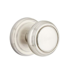 Emtek 8100-NW-US15 Norwich Door Knob Passage Set With Regular Rosette Satin Nickel