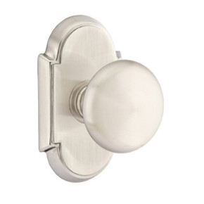Emtek 8108-P-US15 Providence Door Knob Passage Set With #8 Rosette Satin Nickel
