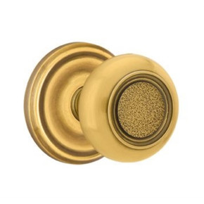 Emtek 8200-BT-US7 Belmont Door Knob Privacy Set With Regular Rosette French Antique