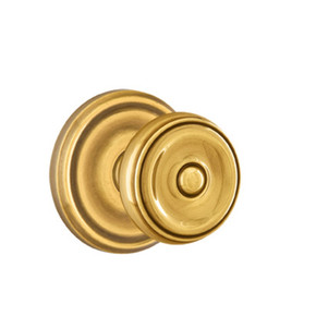 Emtek 8100-W-US7 Waverly Door Knob Passage Set With Regular Rosette French Antique