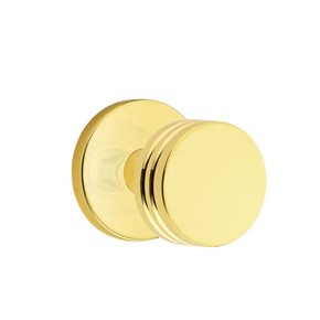 Emtek 5109-BN-US4 Bern Door Knob Passage Set With Disk Rosette Satin Brass