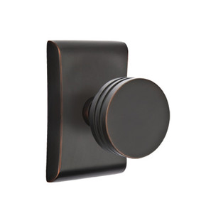 Emtek 5111-BN-US10B Bern Door Knob Passage Set With Neos Rosette Oil Rubbed Bronze