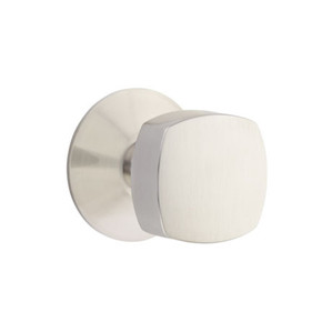 Emtek 5107-FRK-US15 Freestone Door Knob Passage Set With Modern Rosette Satin Nickel