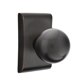 Emtek 5111-OR-US10B Orb Door Knob Passage Set With Neos Rosette Oil Rubbed Bronze