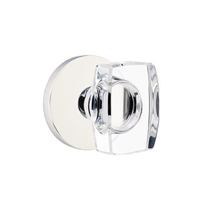 Emtek 5109-WS-US26 Windsor Door Knob Passage Set With Disk Rosette Polished Chrome