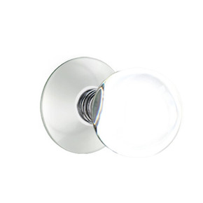 Emtek 5207-BL-US26 Bristol Door Knob Privacy Set With Modern Rosette Polished Chrome
