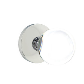 Emtek 5209-BL-US26 Bristol Door Knob Privacy Set With Disk Rosette Polished Chrome