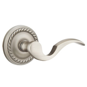 Emtek 8051-C-US15A Cortina Door Lever Dummy Set With Rope Rosette Pewter