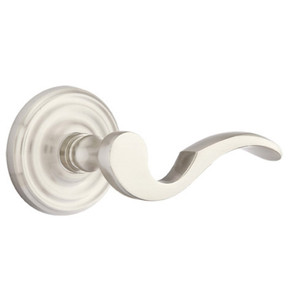 Emtek 8200-C-US15 Cortina Door Lever Privacy Set With Regular Rosette Satin Nickel