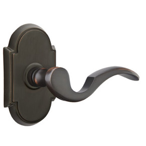 Emtek 8208-C-US10B Cortina Door Lever Privacy Set With #8 Rosette Oil Rubbed Bronze