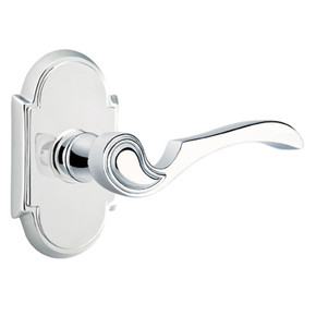 Emtek 8108-CV-US26 Coventry Door Lever Passage Set With #8 Rosette Polished Chrome