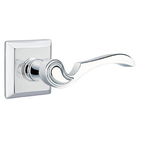 Emtek 8131-CV-US26 Coventry Door Lever Passage Set With Quincy Rosette Polished Chrome