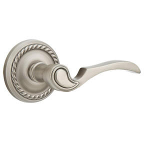 Emtek 8201-CV-US15A Coventry Door Lever Privacy Set With Rope Rosette Pewter