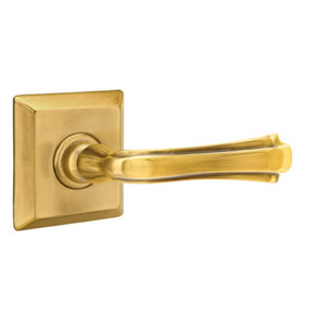 Emtek 8531-WM-US7 Wembley Door Lever Dummy Set With Quincy Rosette French Antique