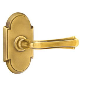 Emtek 8208-WM-US7 Wembley Door Lever Privacy Set With #8 Rosette French Antique