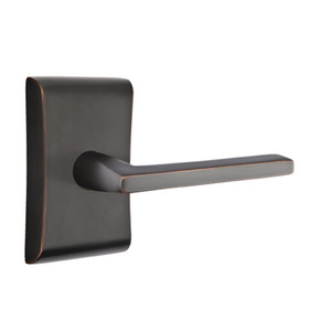 Emtek 5211-HLO-US10B Helios Door Lever Privacy Set With Neos Rosette Oil Rubbed Bronze