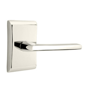 Emtek 5211-HLO-US14 Helios Door Lever Privacy Set With Neos Rosette Polished Nickel