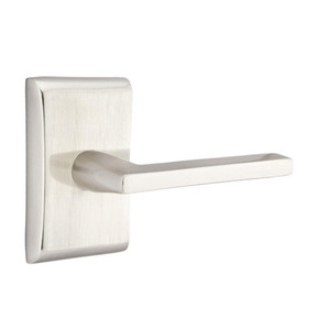 Emtek 5211-HLO-US15 Helios Door Lever Privacy Set With Neos Rosette Satin Nickel