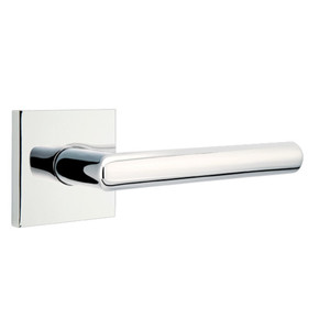 Emtek 5050-STU-US26 Stuttgart Door Lever Dummy Set With Square Rosette Polished Chrome