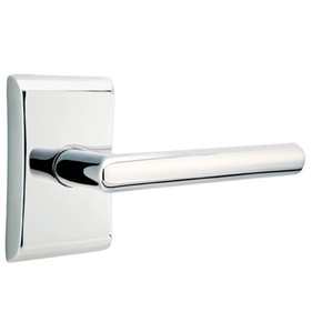 Emtek 5051-STU-US26 Stuttgart Door Lever Dummy Set With Neos Rosette Polished Chrome