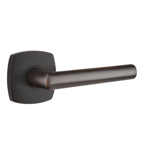 Emtek 5306-STU-US10B Stuttgart Door Lever Dummy Set With Urban Modern Rosette Oil Rubbed Bronze